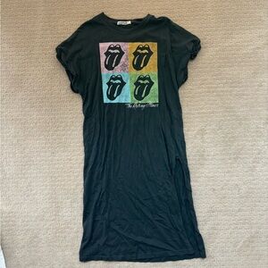 Anthropologie Letluv Rolling Stones T-Shirt Dress Size M -- Great Condition!